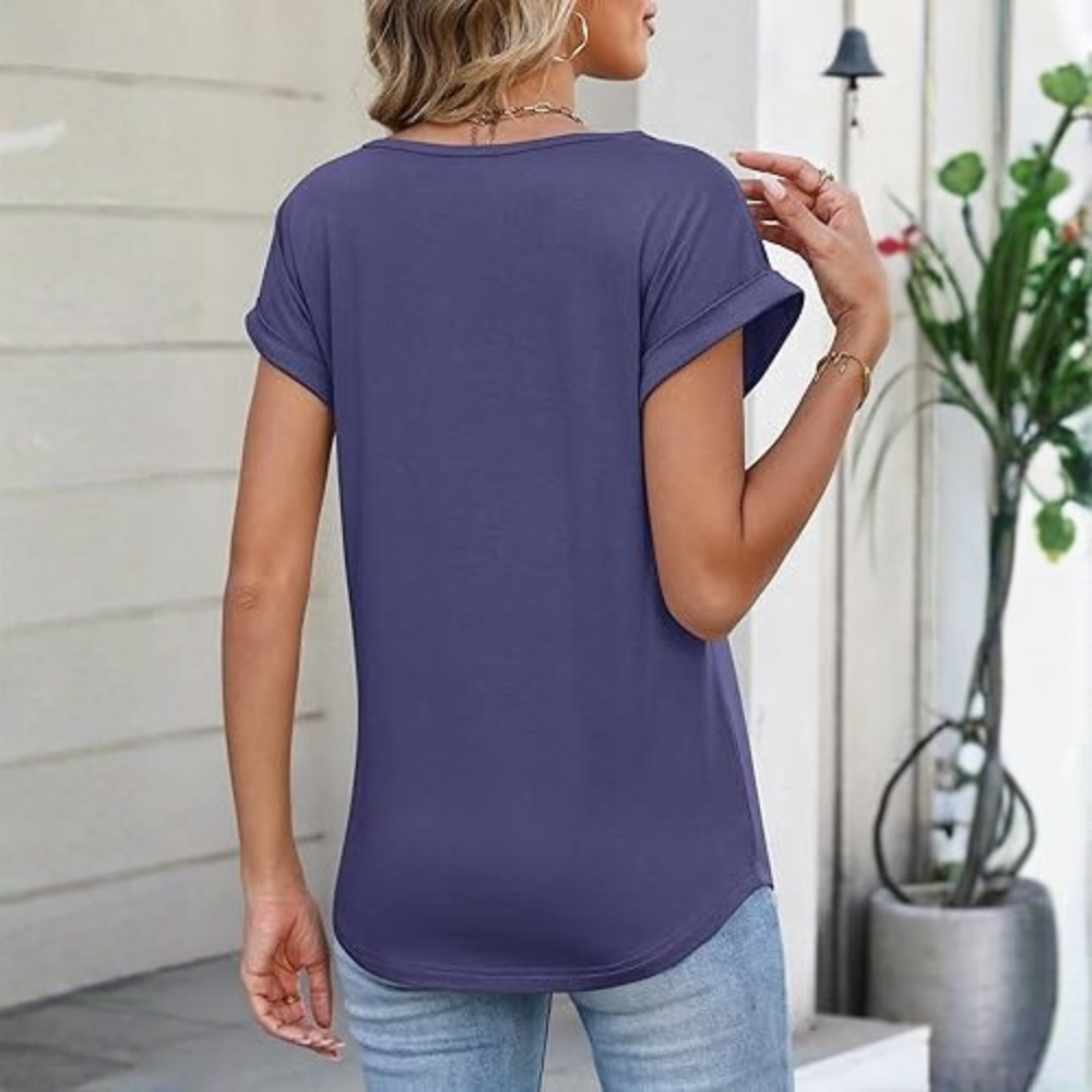 Vintage Inspired Smocked Blouse Casual Summer Wear For Women