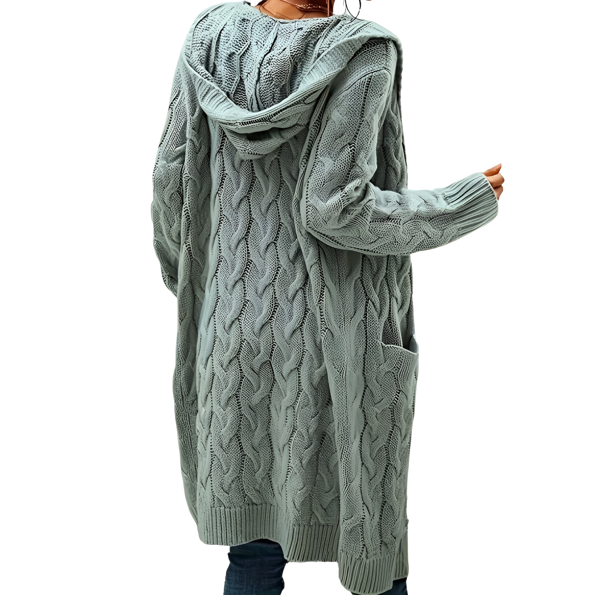 Casual Long Cardigan Knitwear For Women