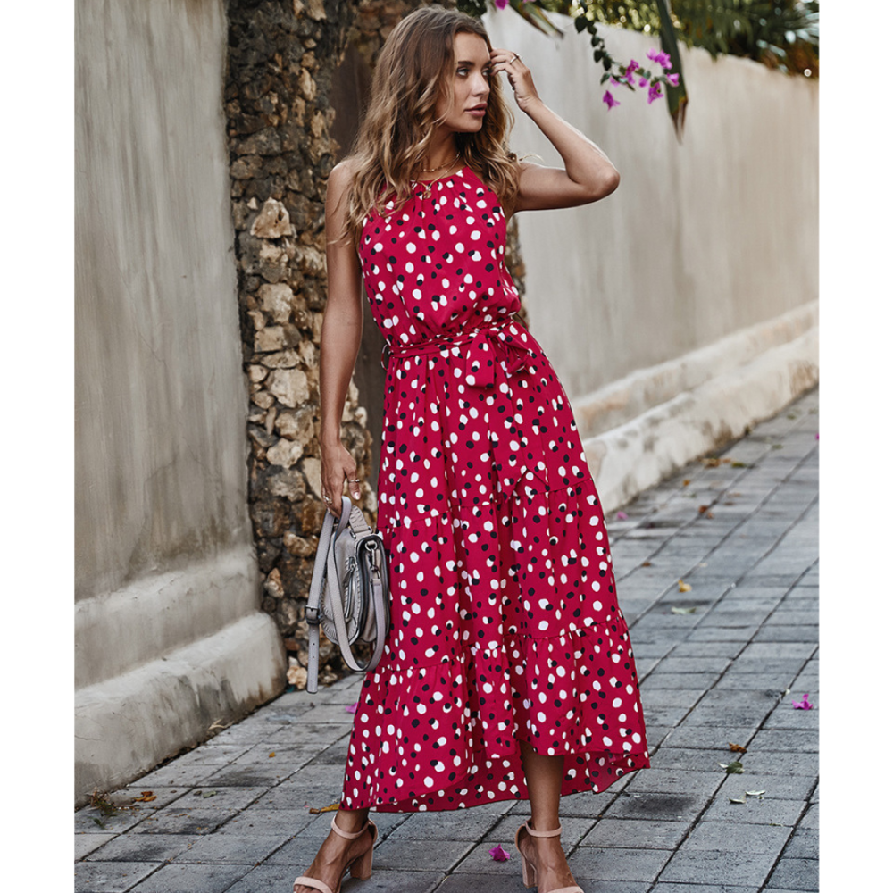 Women’s Polka Dot Dress-My Comfy Blouse