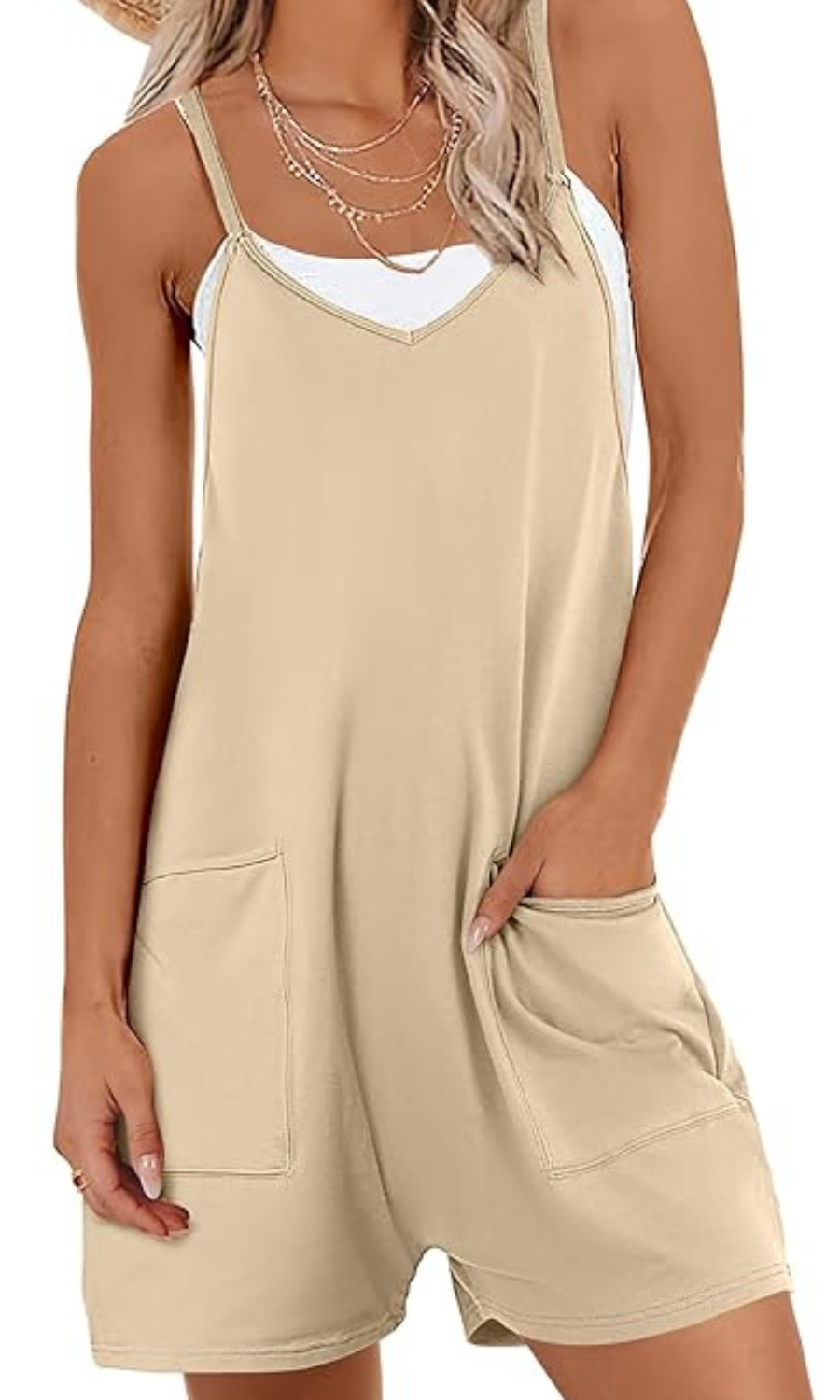 Loose Fit Sleeveless Jumpsuit For Casual Summer And Travel Days-My Comfy Blouse