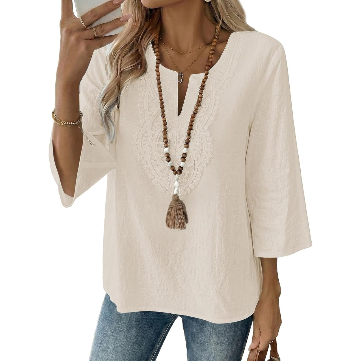 Casual Spring Long Sleeve Top For Women