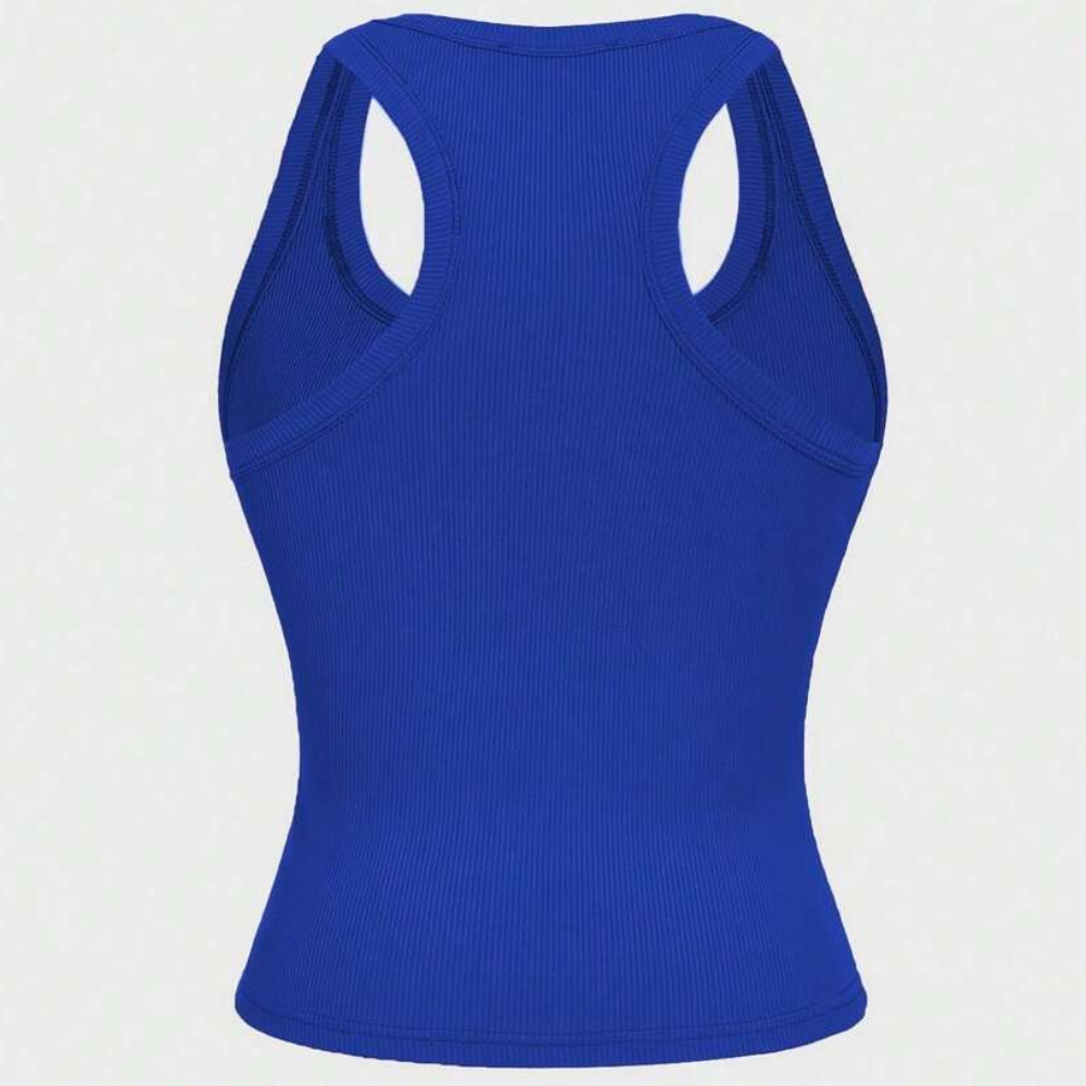 Casual Versatile Sleeveless Fit Square Crop Top For Women