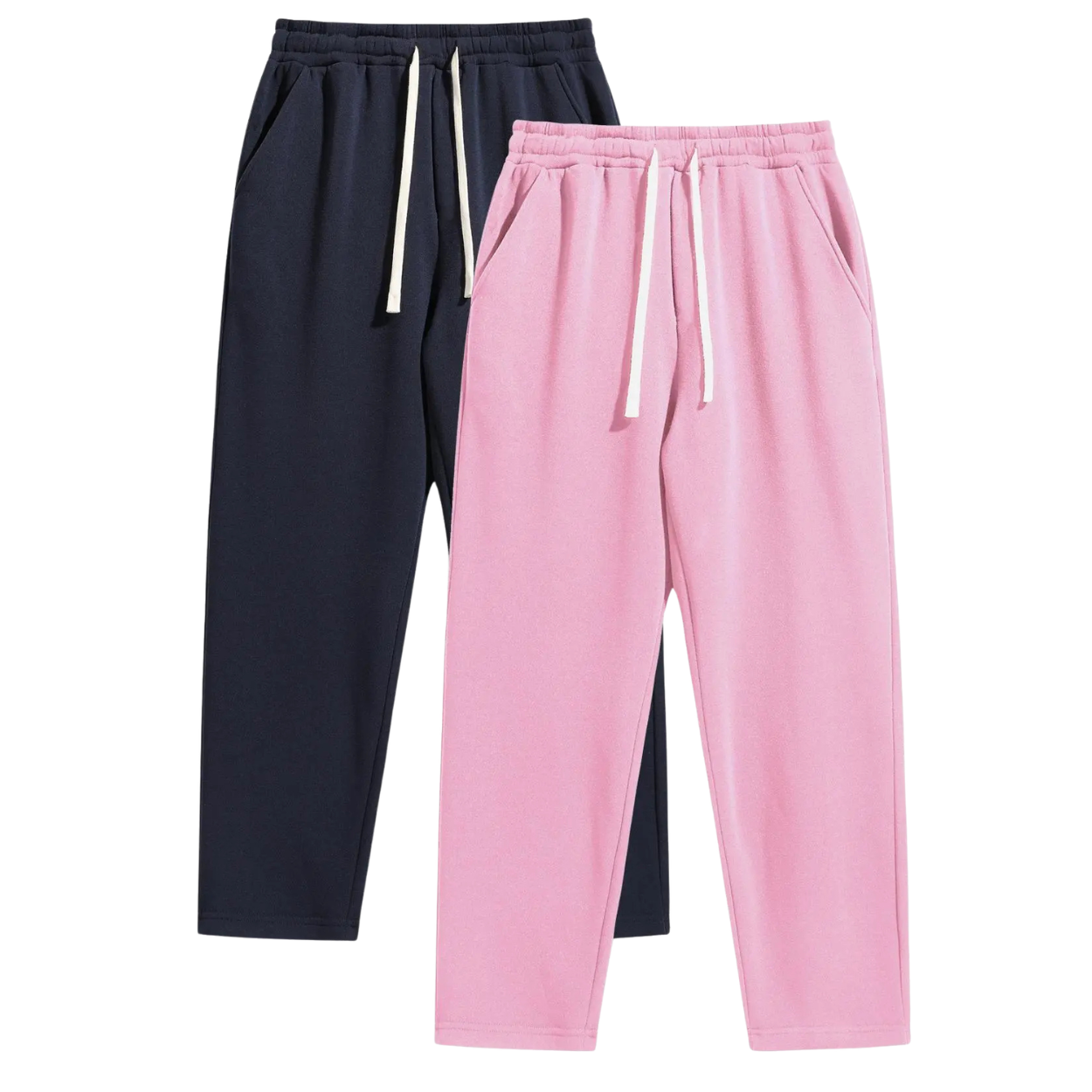 2 Pieces Casual Sweatpants With Pockets For Men