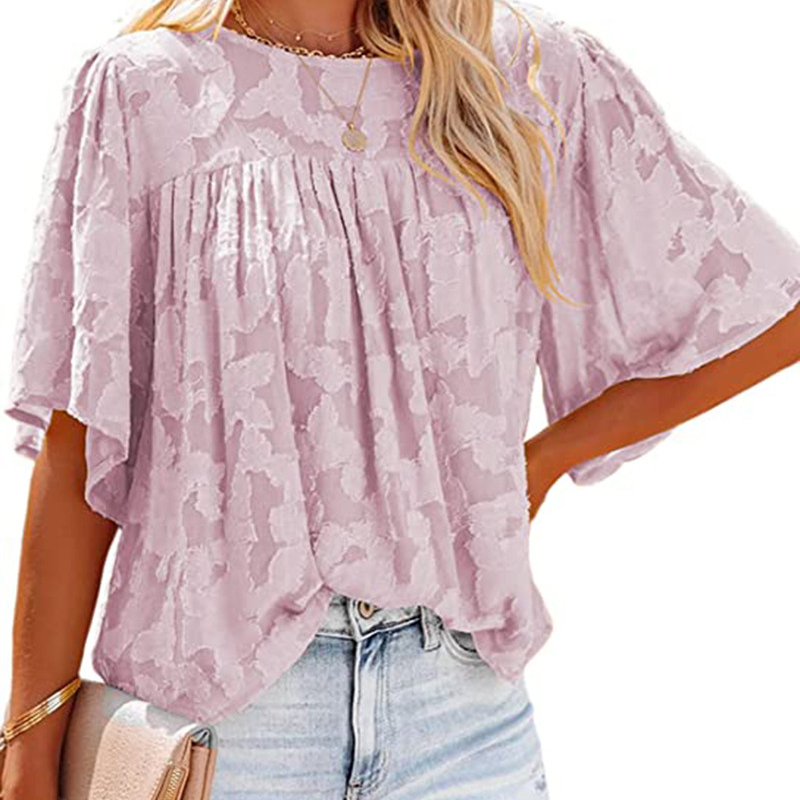 Horn Sleeve Doll Lace Blouse-My Comfy Blouse