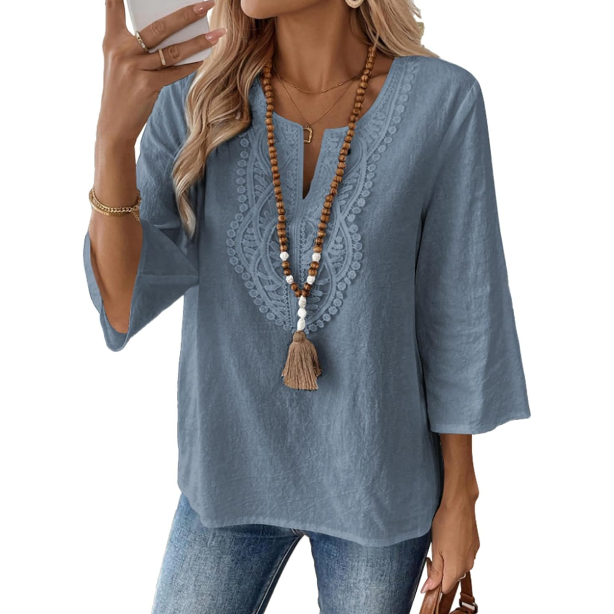 Casual Spring Long Sleeve Top For Women