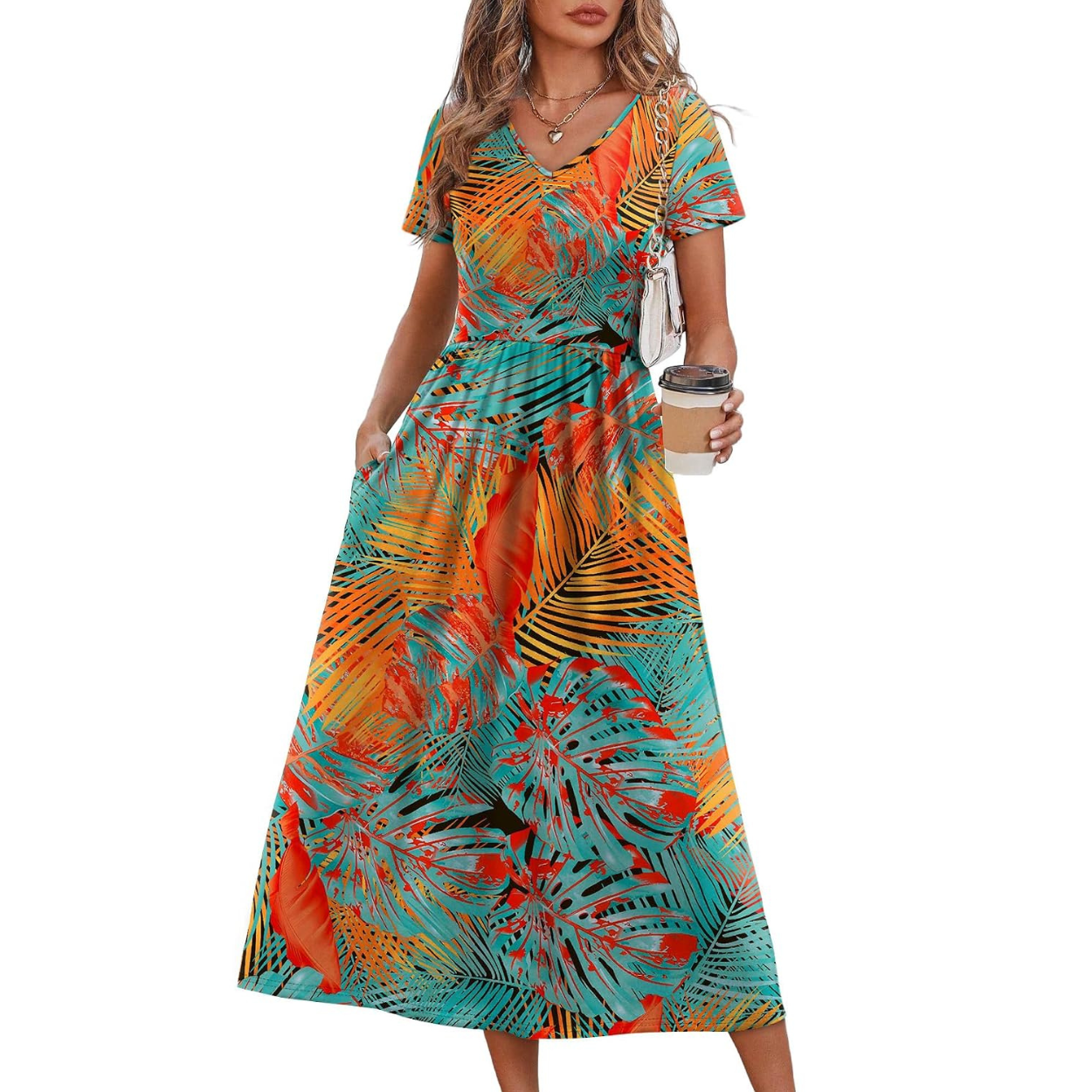 Casual Flowy Summer Beach Aline Dresses For Women