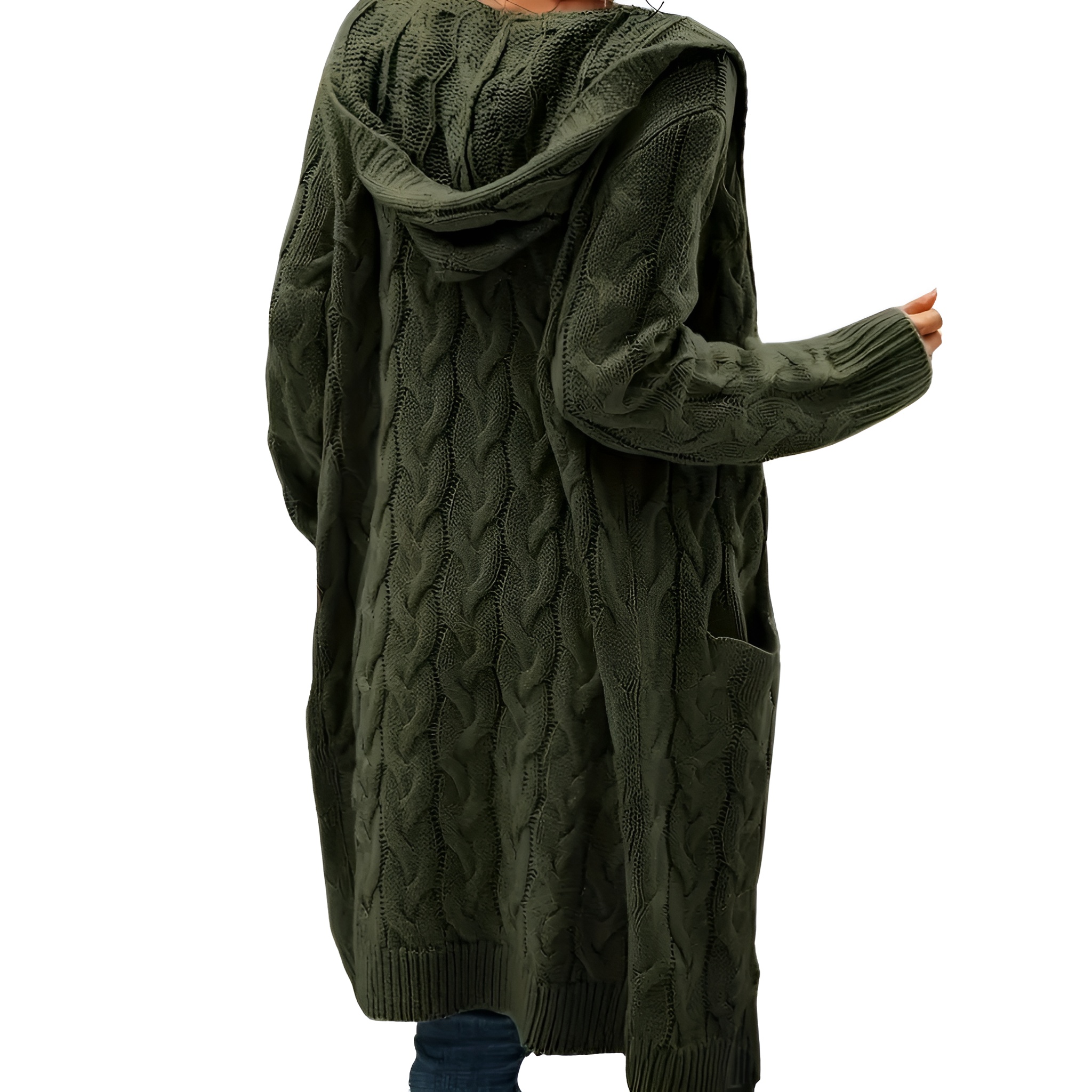 Casual Long Cardigan Knitwear For Women