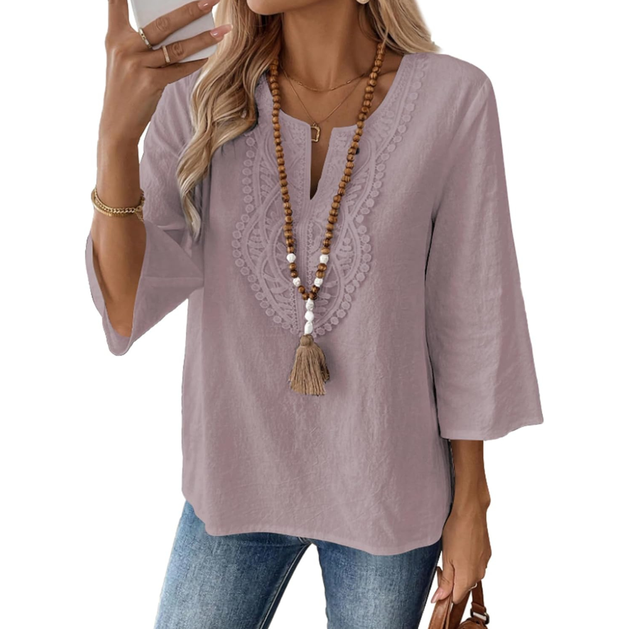 Casual Spring Long Sleeve Top For Women