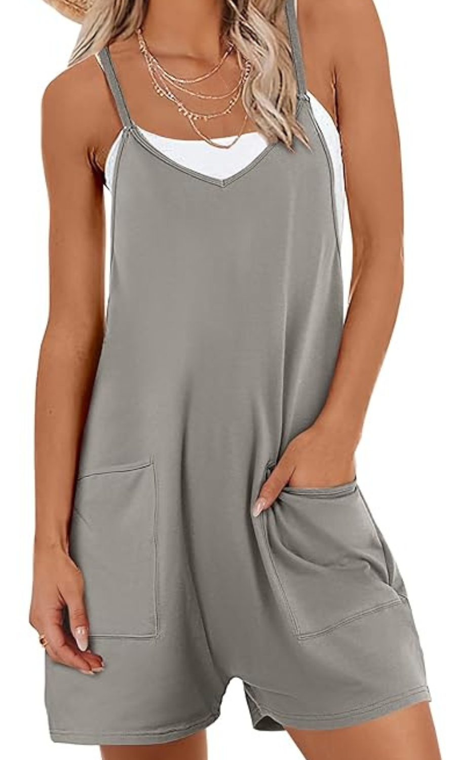 Loose Fit Sleeveless Jumpsuit For Casual Summer And Travel Days-My Comfy Blouse