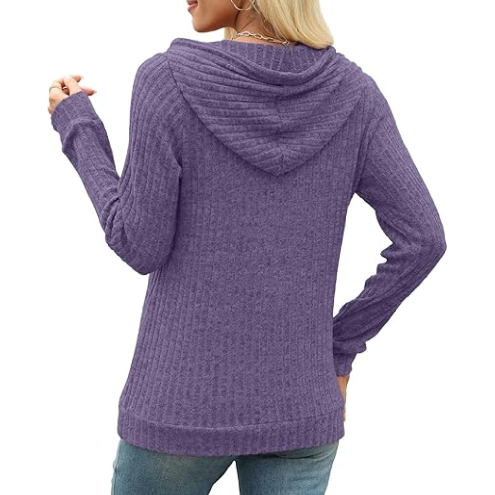 Casual Long Sleeve Pullover Hoodies For Fall And Winter For Women