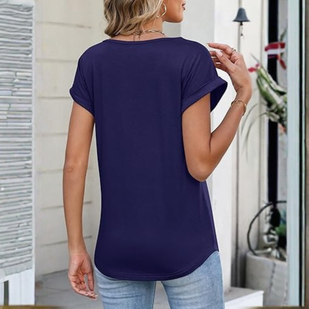 Vintage Inspired Smocked Blouse Casual Summer Wear For Women
