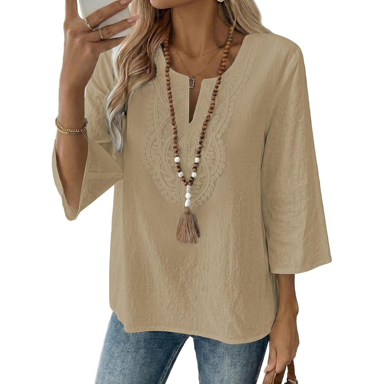 Casual Spring Long Sleeve Top For Women