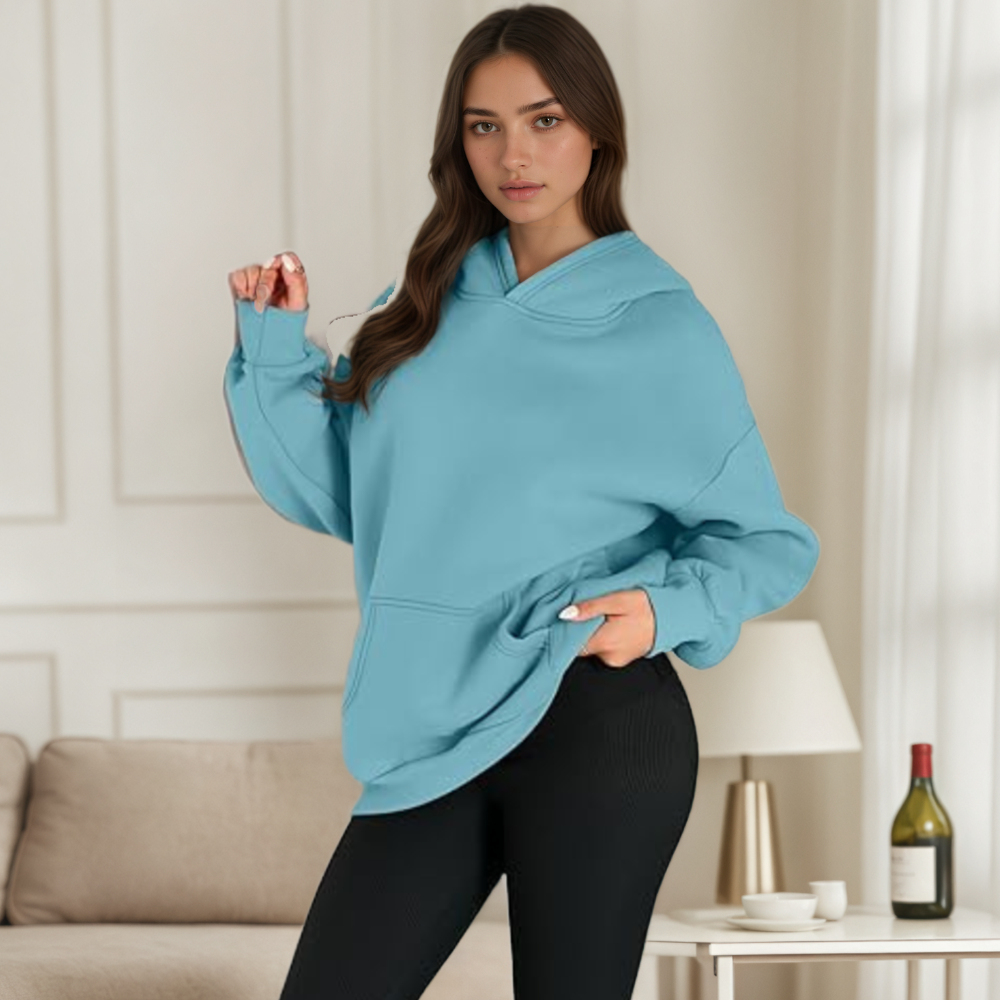 Women Oversized Fleece Hoodie Sweatshirt Pullover for Fall and Winter