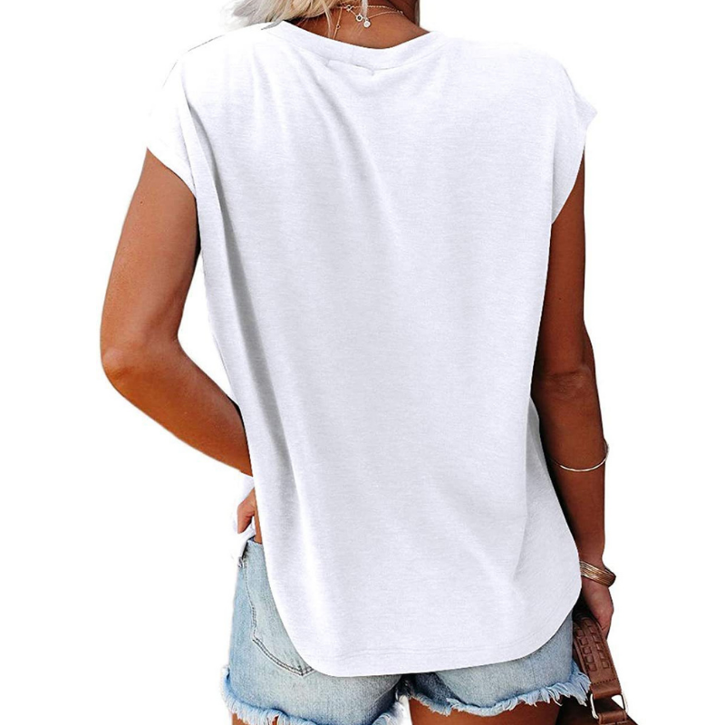 Shoulder Sleeves Solid Blouse-My Comfy Blouse