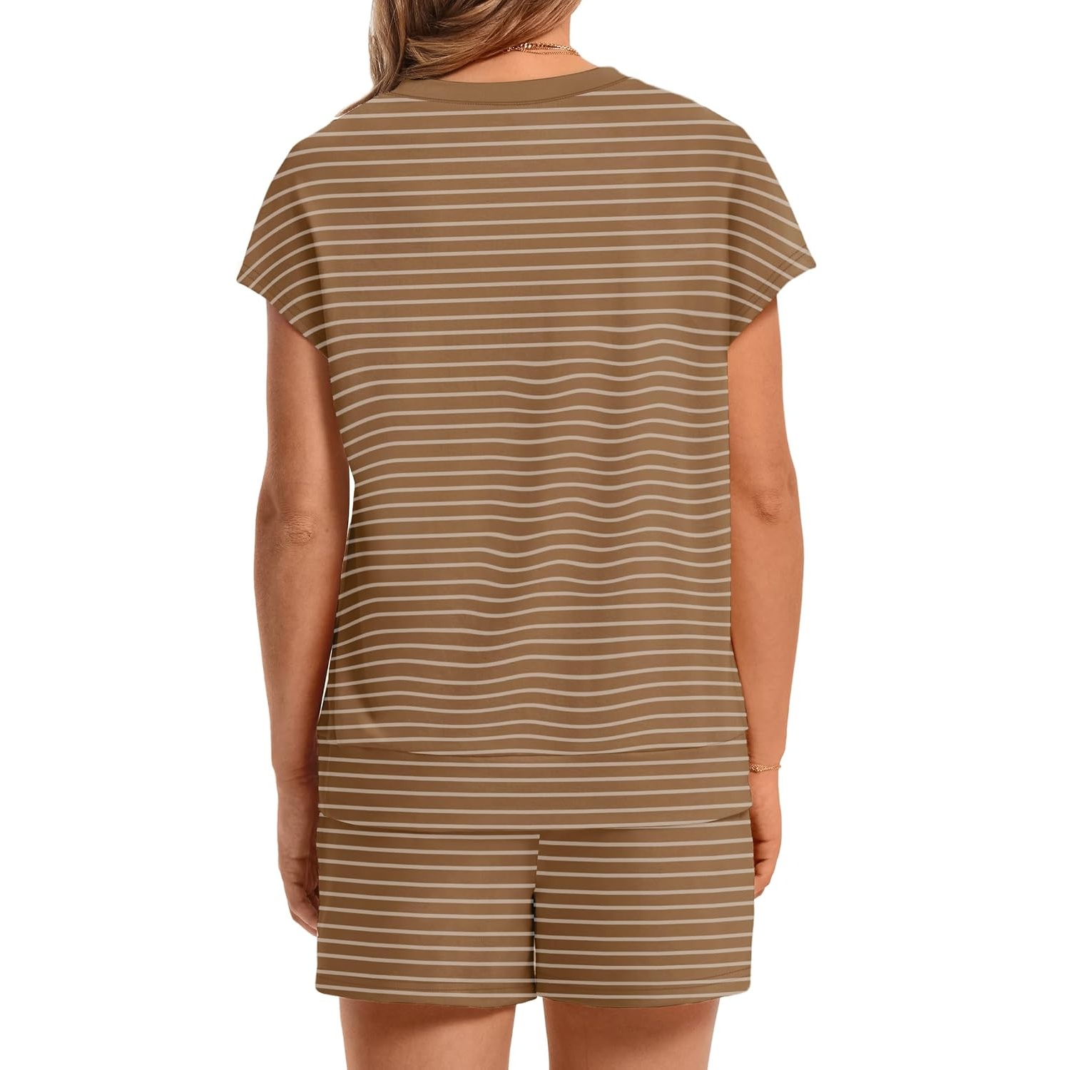 Summer Lounge Set with Drawstring Pocket