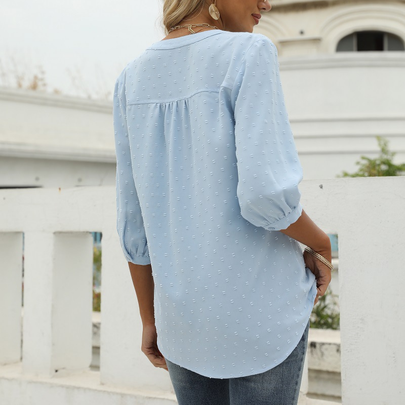 Bell Shape Long Sleeves Blouse-My Comfy Blouse