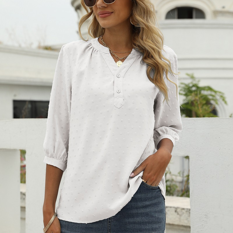 Bell Shape Long Sleeves Blouse-My Comfy Blouse