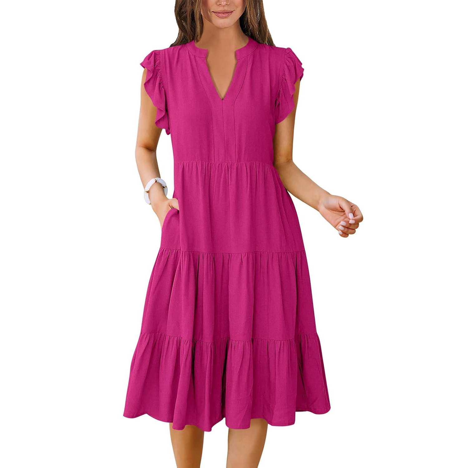 Casual Midi Boho Summer Dress For Women