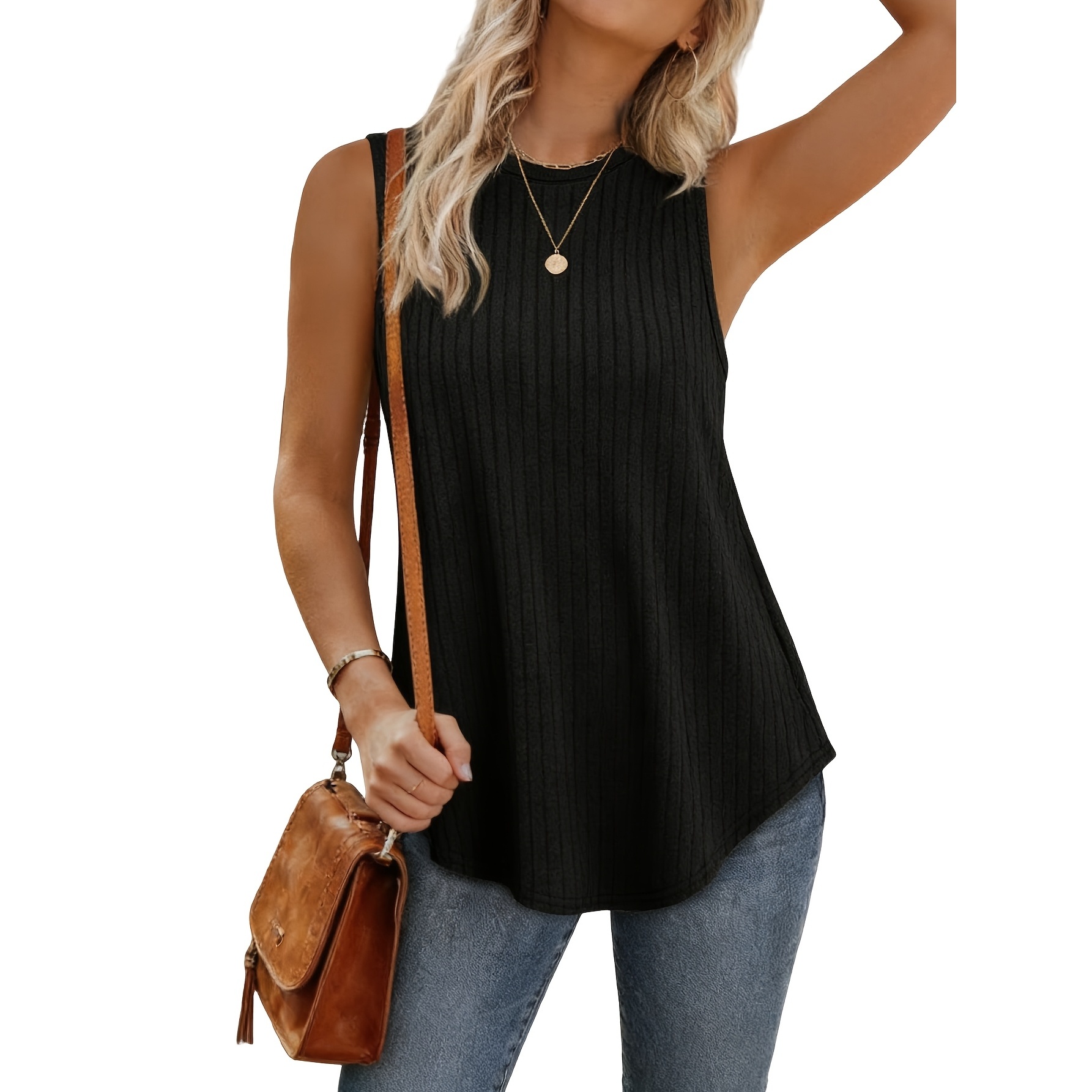 Casual Loose Sleeveless Shirt For Women