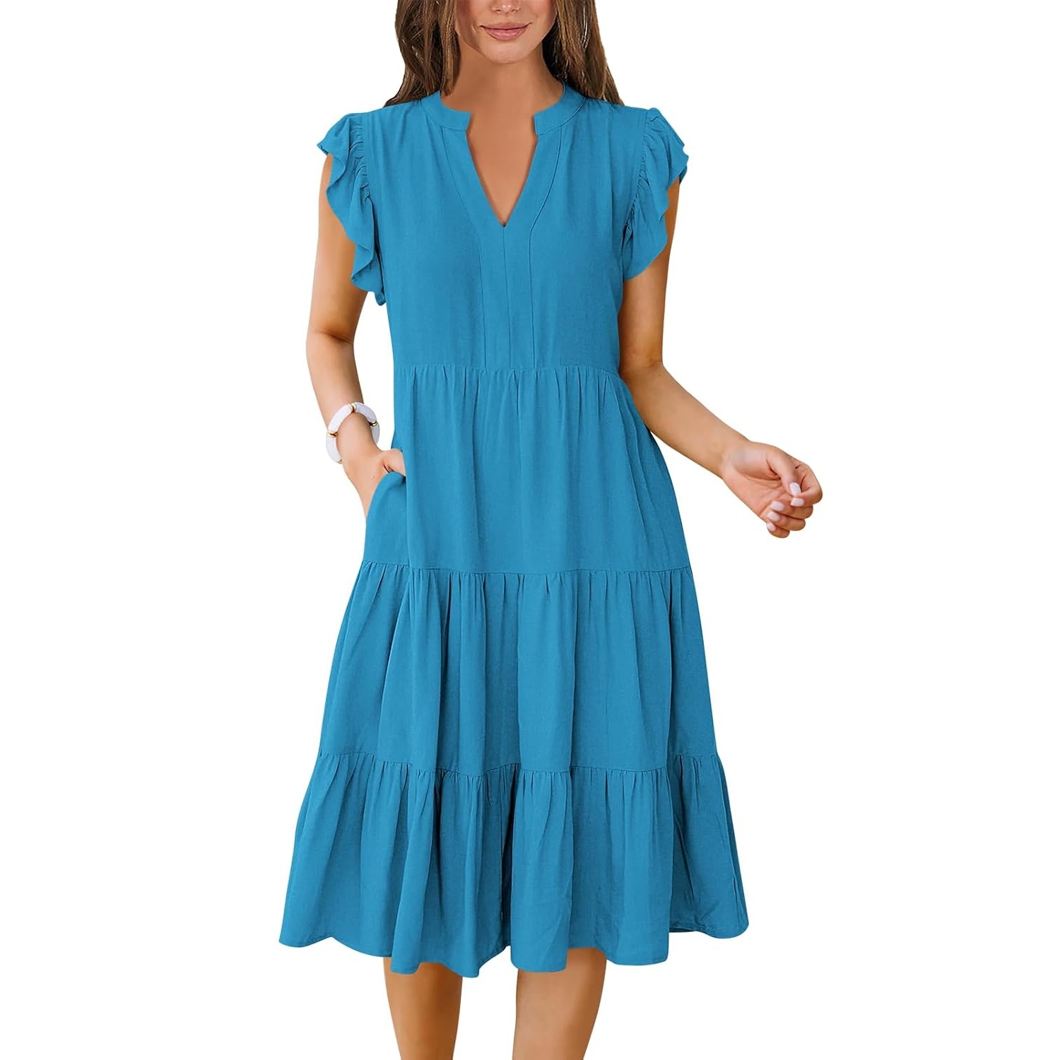 Casual Midi Boho Summer Dress For Women