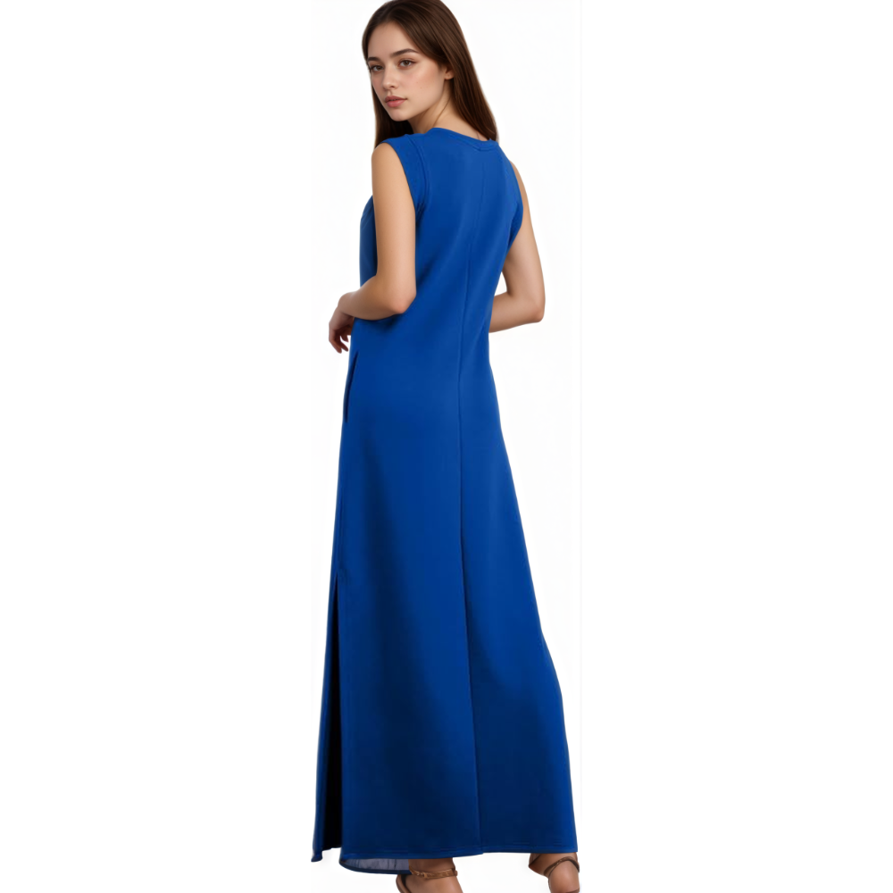 Casual Loose Maxi Dress With Pockets For Women