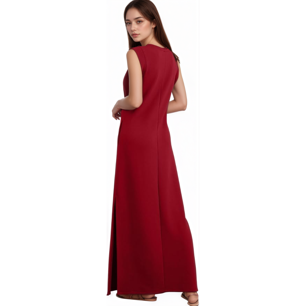 Casual Loose Maxi Dress With Pockets For Women