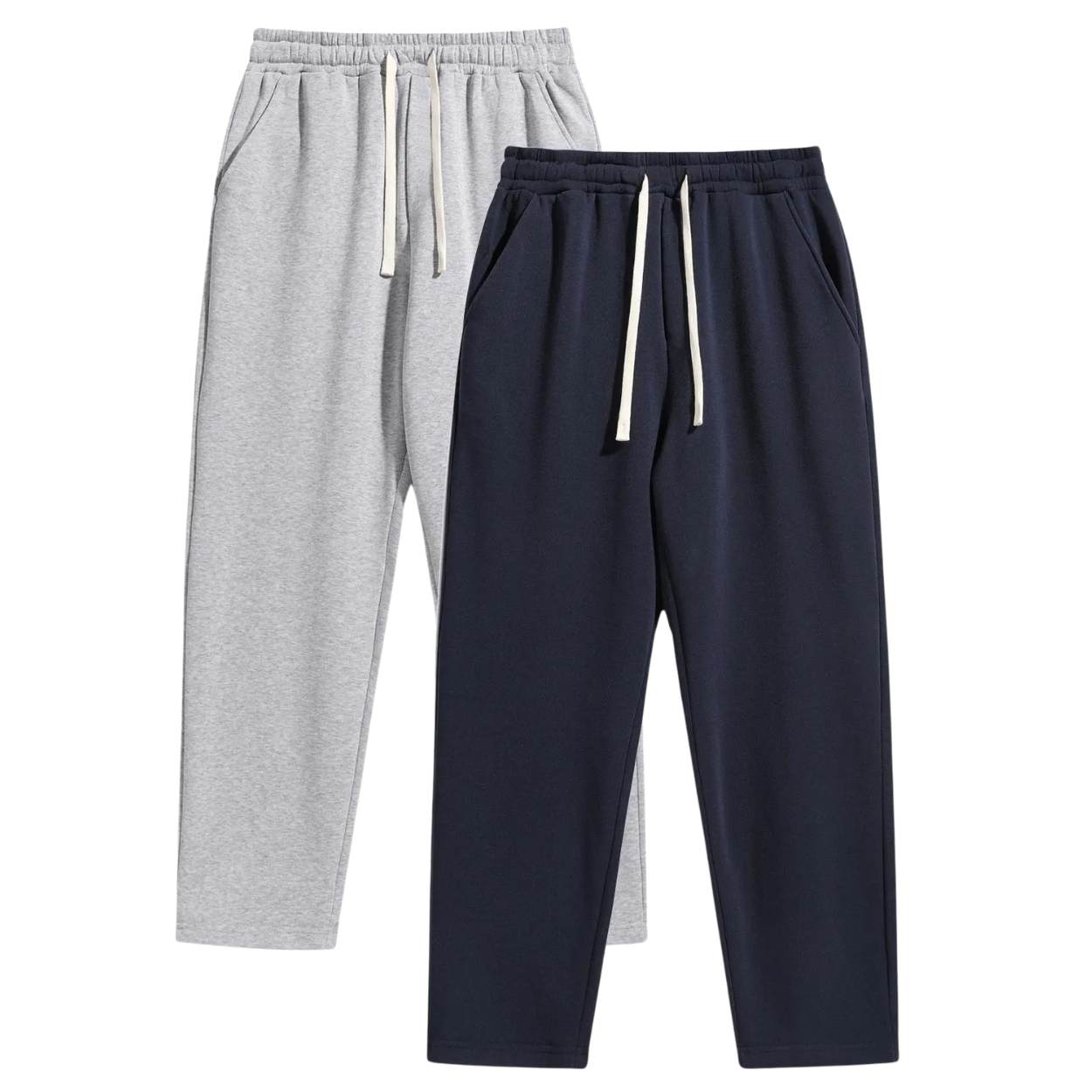 2 Pieces Casual Sweatpants With Pockets For Men