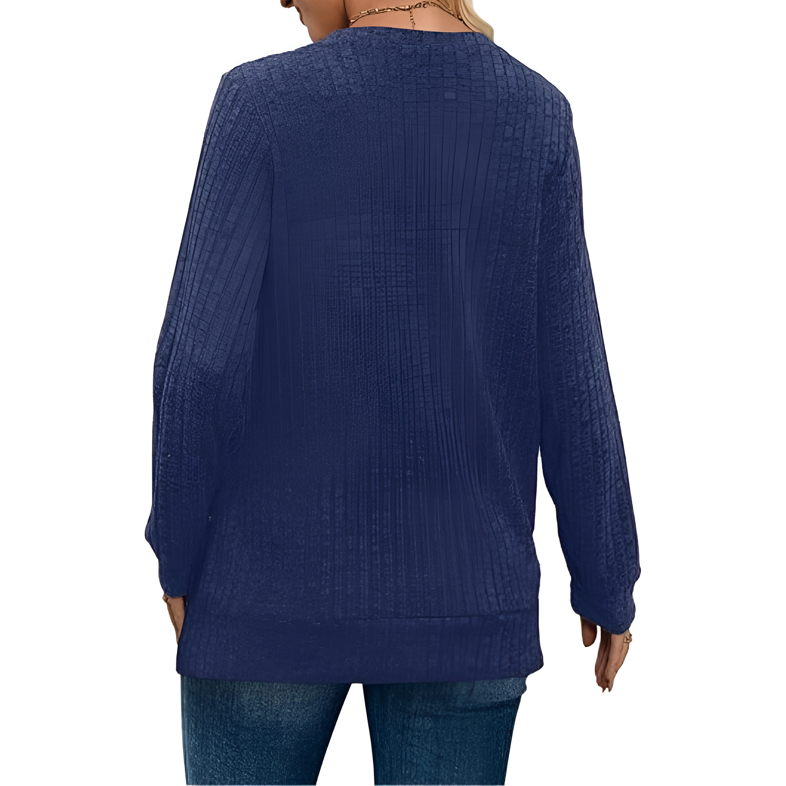 Long Sleeve Lightweight Sweater With Loose Fit Style For Women