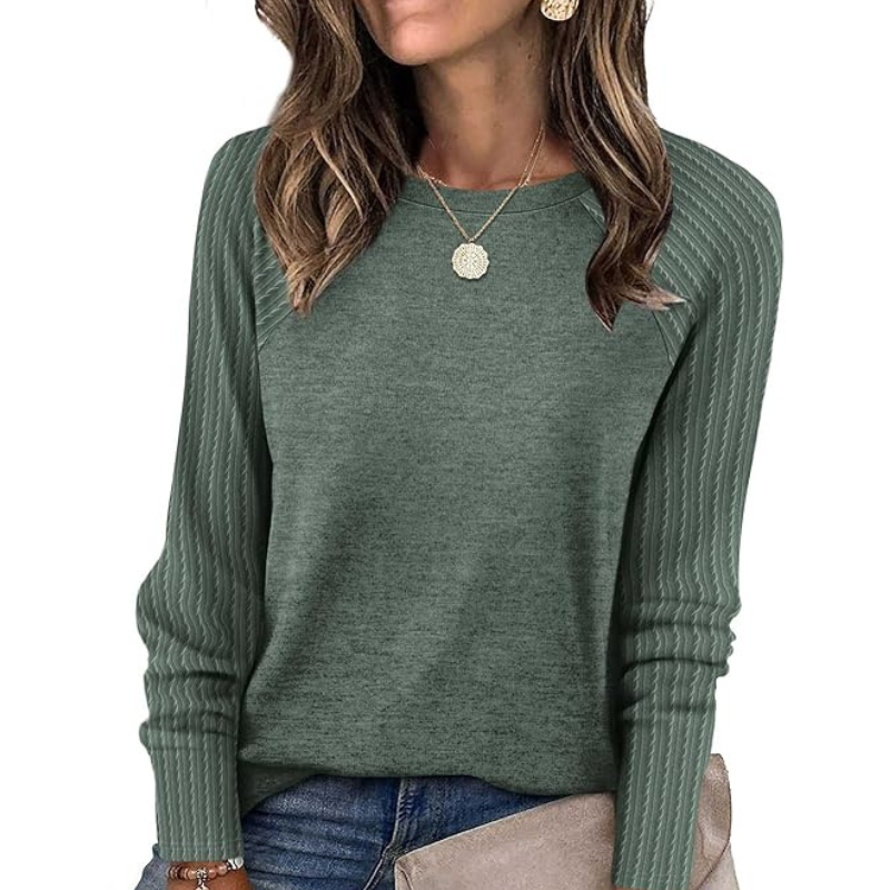 Sweatshirt For Women Long Sleeve Shirts Crewneck Sweaters Fall Fashion Outfits