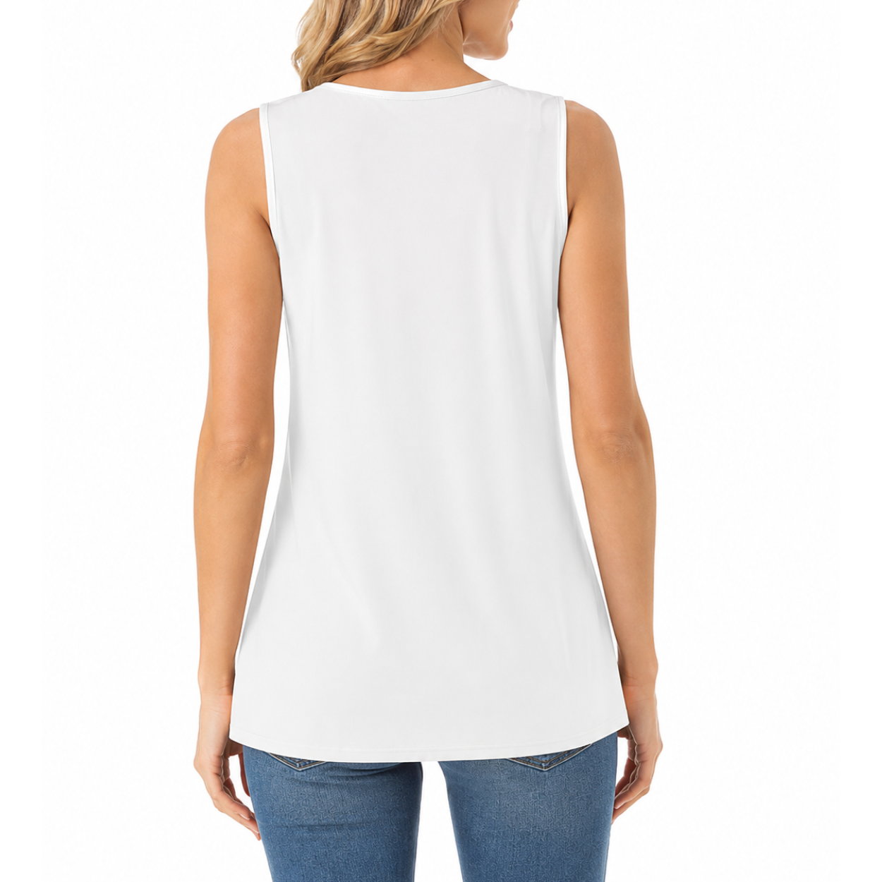 Women Sleeveless Summer Blouse