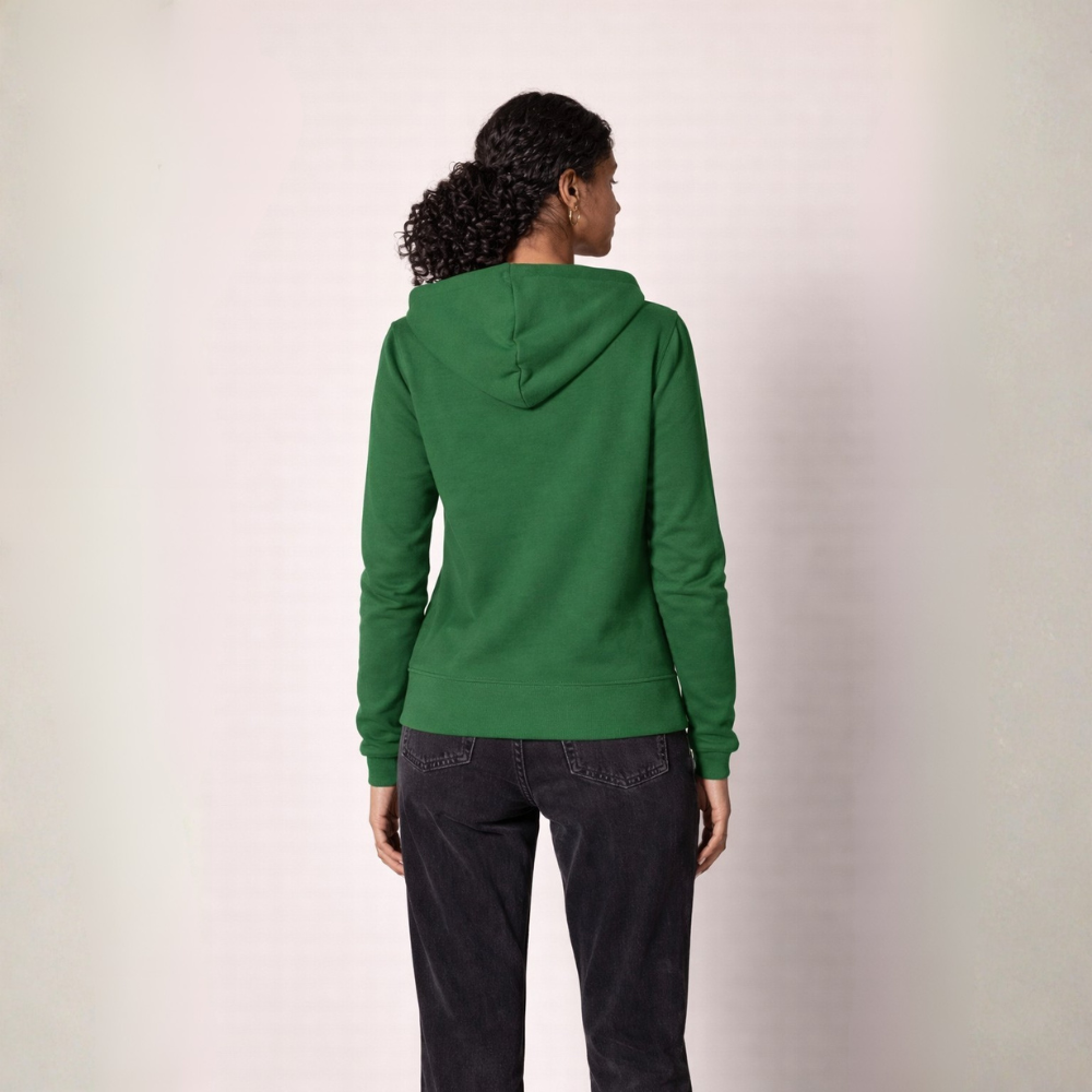 Full Zip Fleece Hoodie For Women