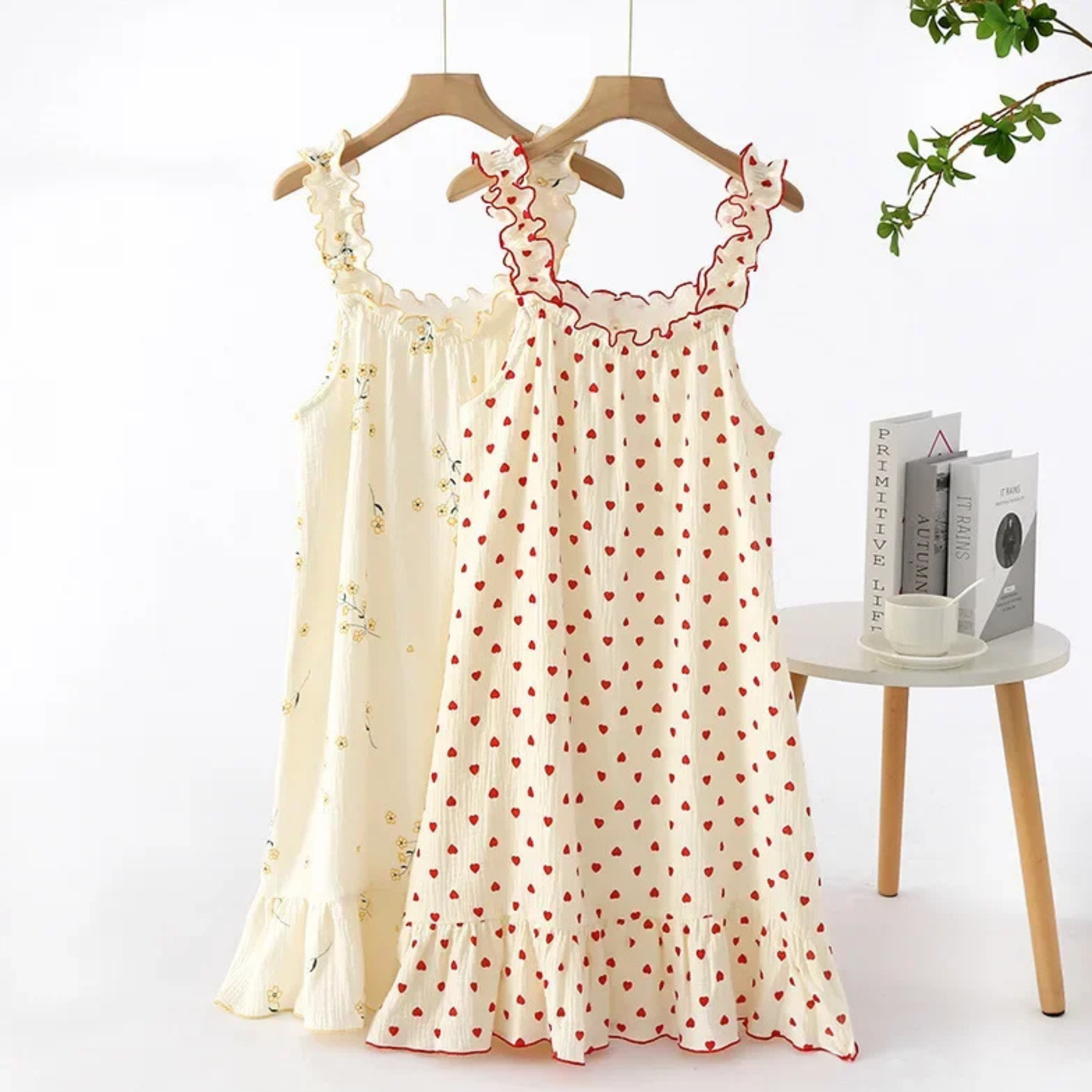 Bohemian Patterned Crepe Lounge Set