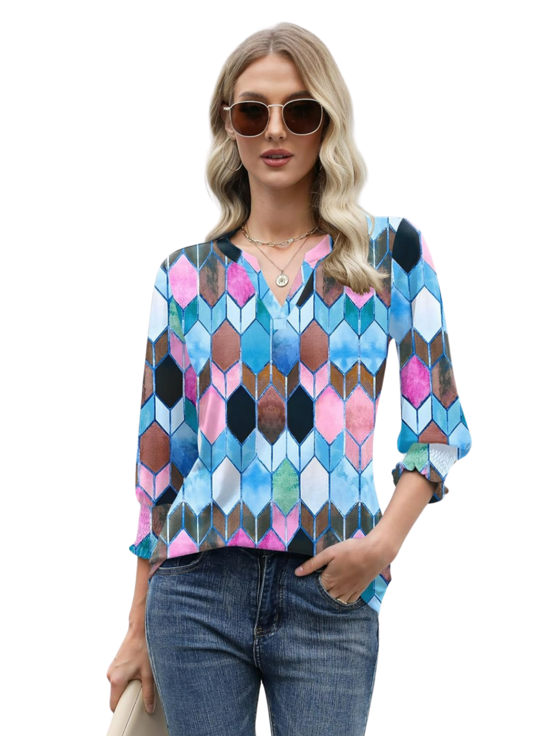 Summer Style Blouse Featuring Ruffle Cuff Design-My Comfy Blouse