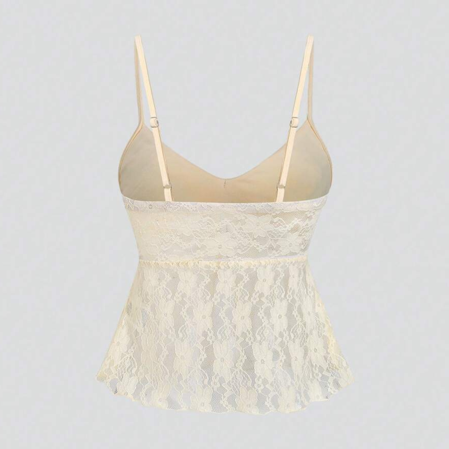 Crisscross Strap Lace Backless Camisole Top For Women