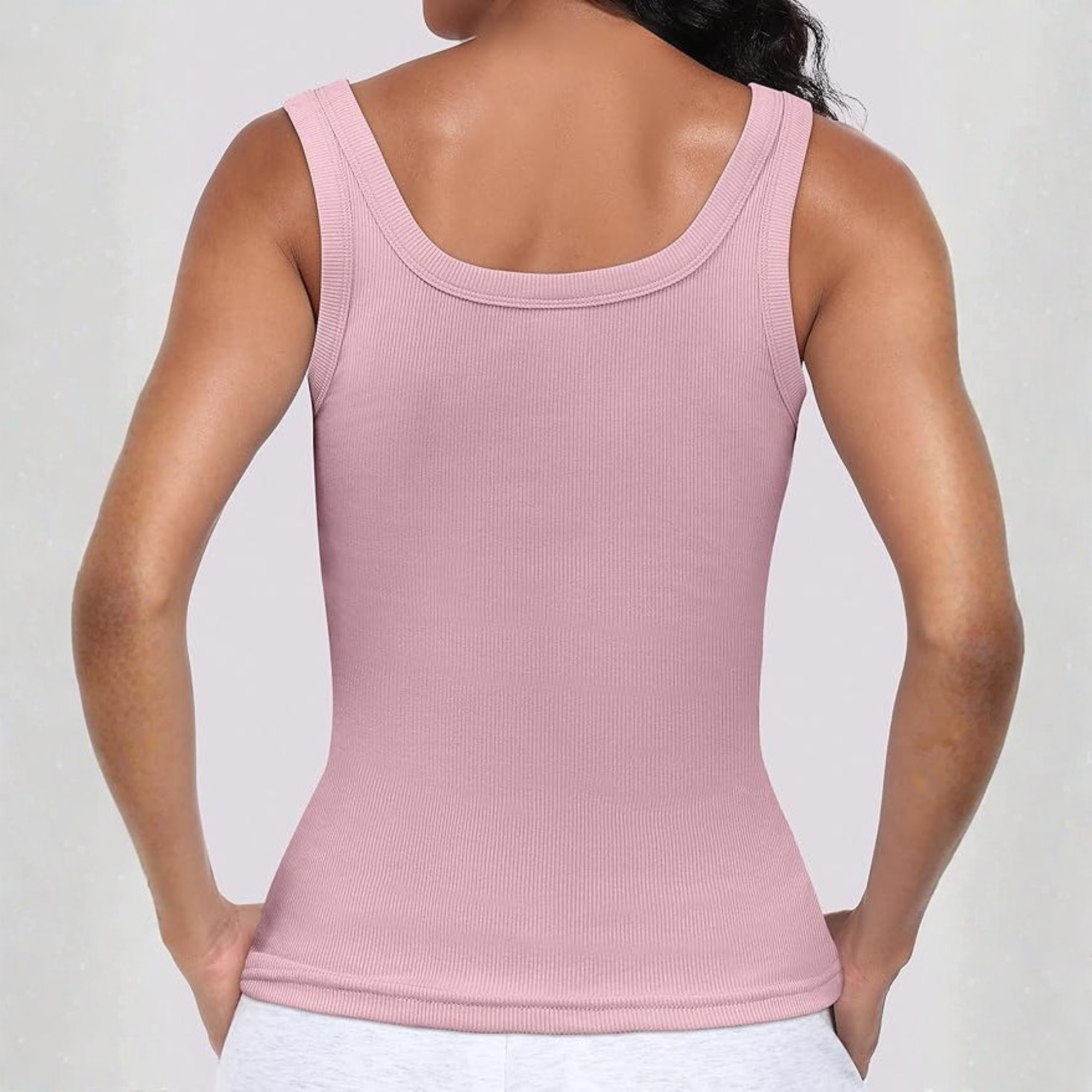 Slim Fitted Sleeveless Summer Top For Women