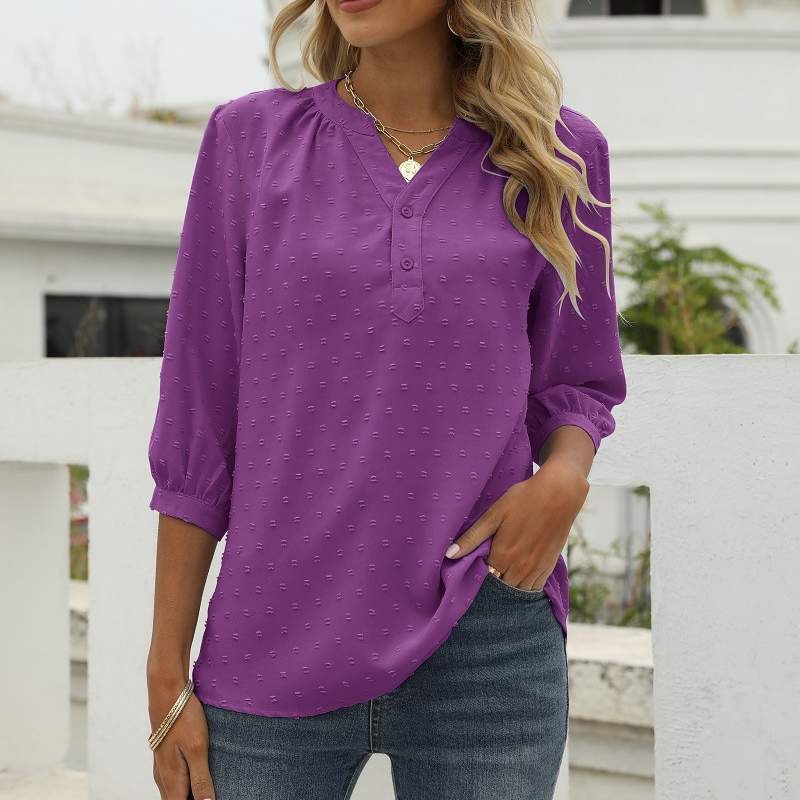 Bell Shape Long Sleeves Blouse-My Comfy Blouse