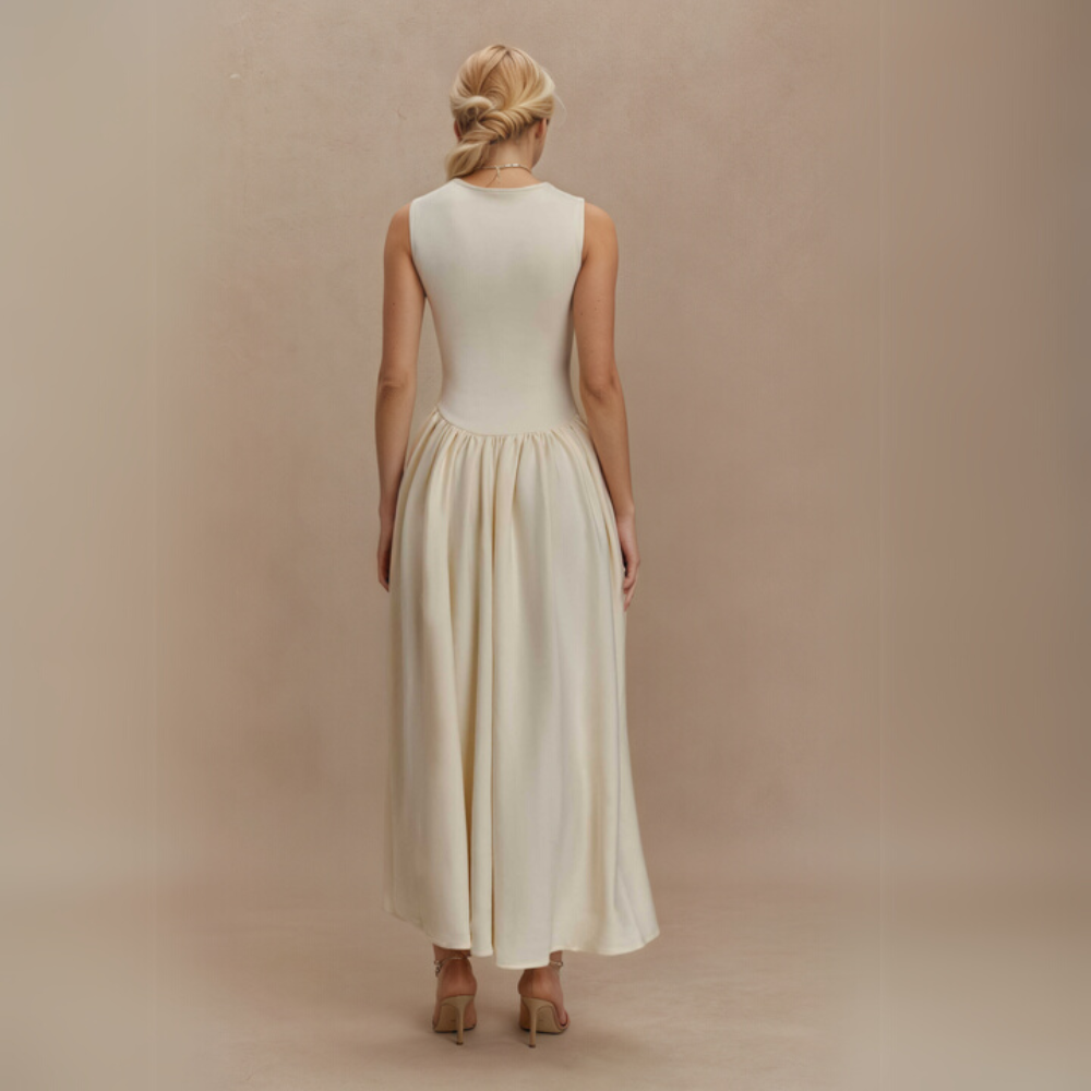 Scuba Jersey Midi Dress