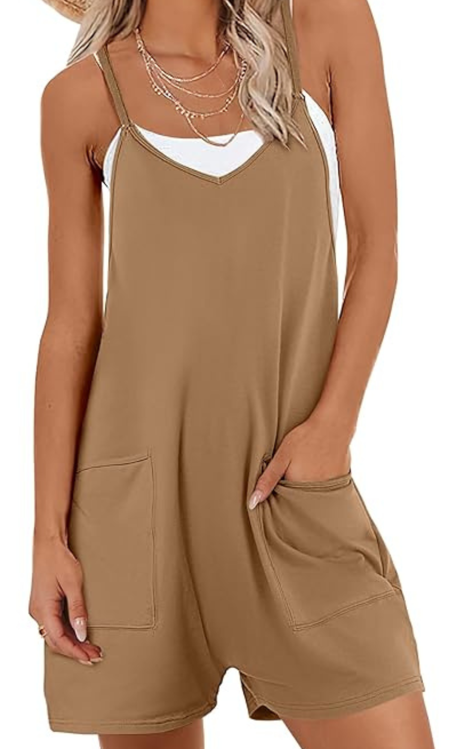 Loose Fit Sleeveless Jumpsuit For Casual Summer And Travel Days-My Comfy Blouse