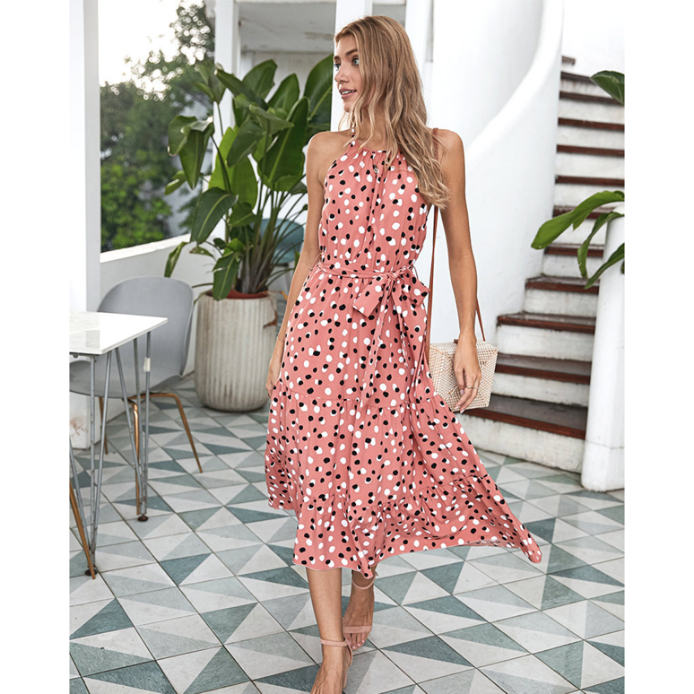 Women’s Polka Dot Dress-My Comfy Blouse