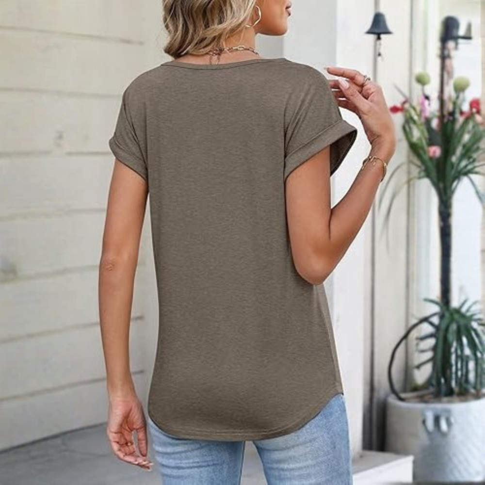 Vintage Inspired Smocked Blouse Casual Summer Wear For Women