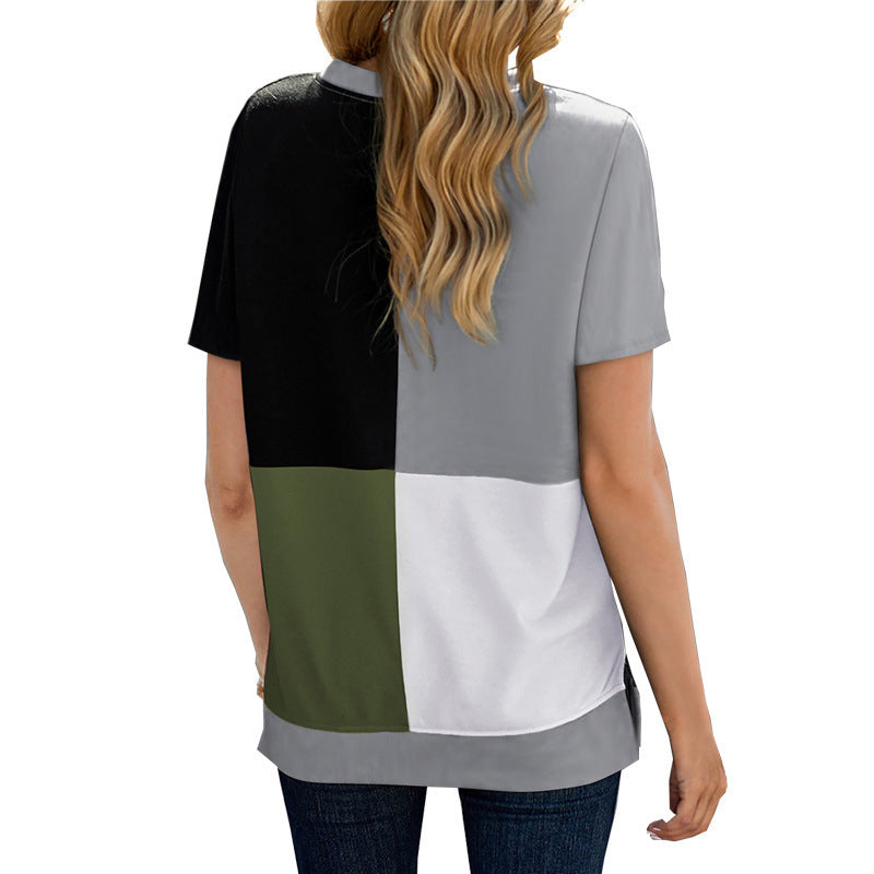 Round Neck Casual T-Shirt-My Comfy Blouse