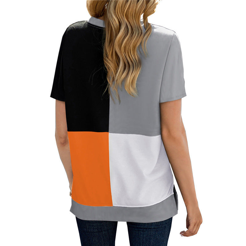 Round Neck Casual T-Shirt-My Comfy Blouse