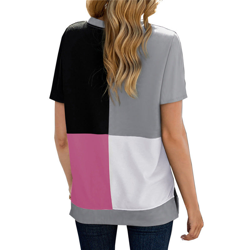 Round Neck Casual T-Shirt-My Comfy Blouse
