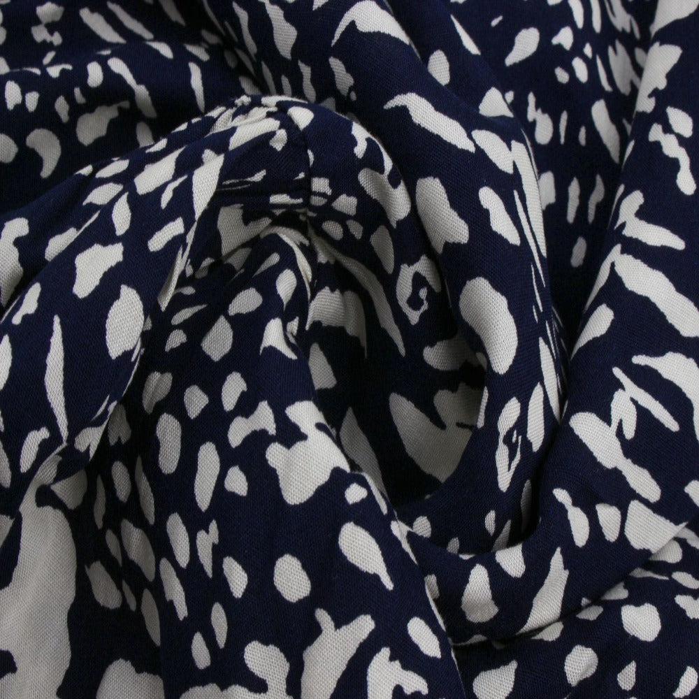 Abstract Pattern Flared Hem Full-Sleeves Shirt-My Comfy Blouse