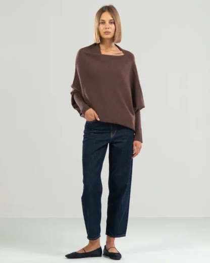 Asymmetric Draped Jumper