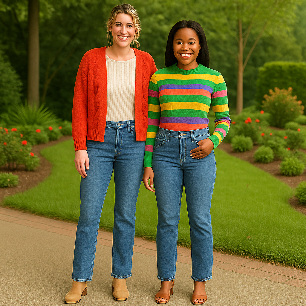 Contoured Fit Bootcut Jeans-My Comfy Blouse