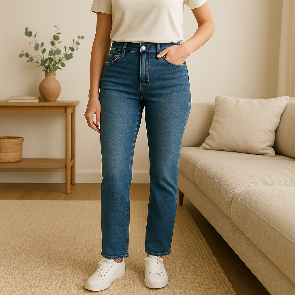Contoured Fit Bootcut Jeans-My Comfy Blouse