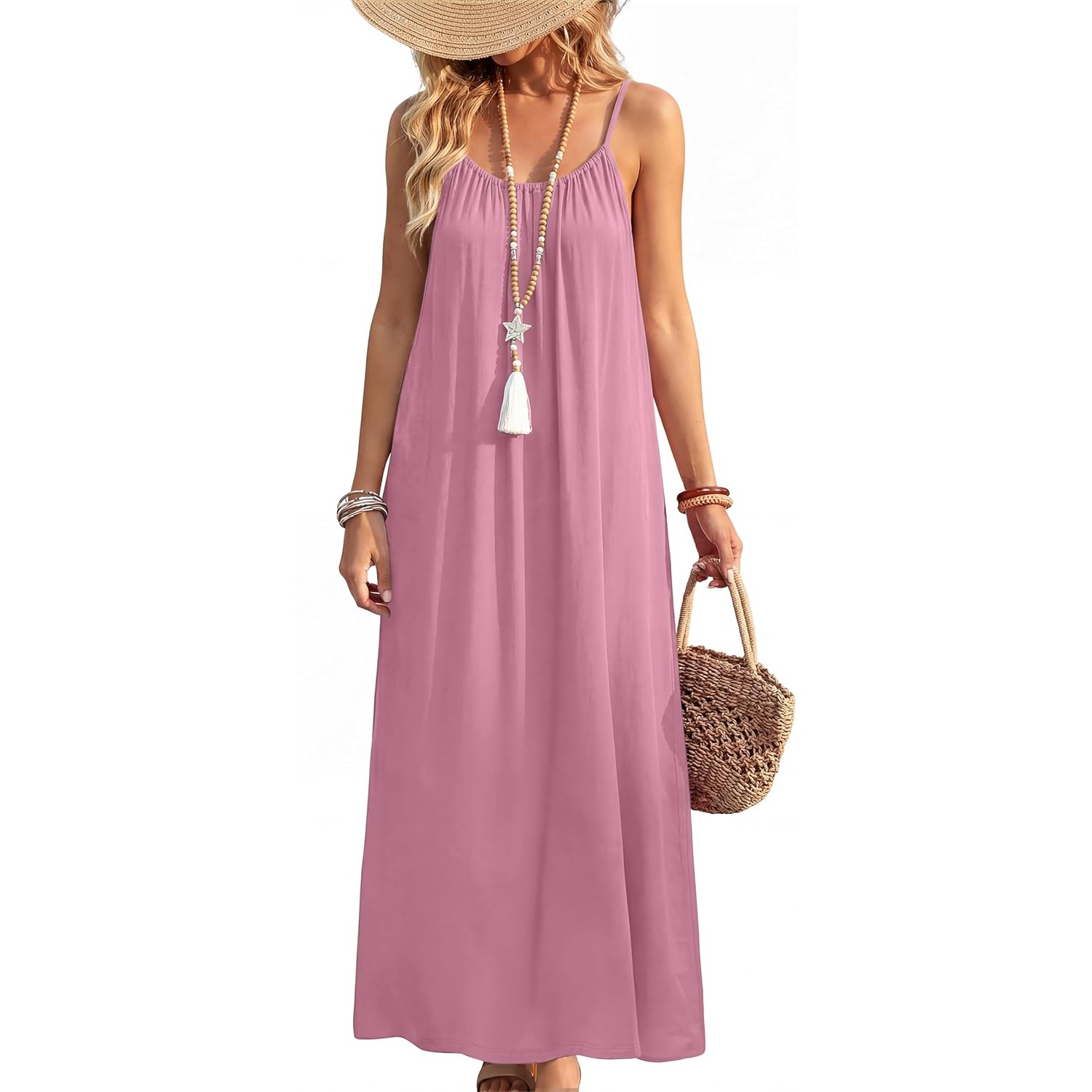 Beach Spaghetti Strap Summer Dresses For Women