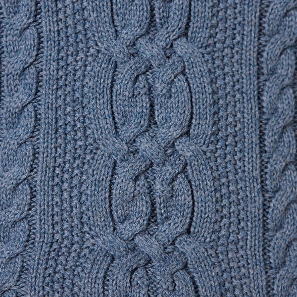 womens Fisherman Cable Crewneck Sweater