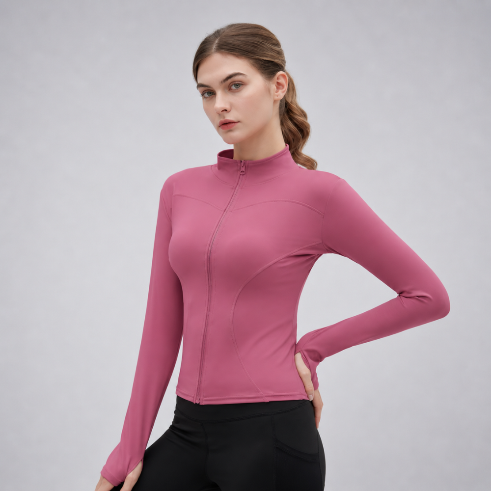 Slim And Fit Long Sleeve Sport Jacket Wear For Women
